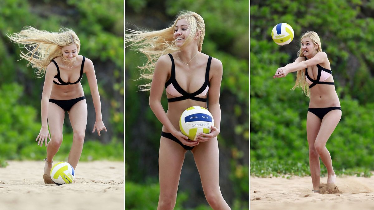 Ava Sambora Hot Playing Volleyball